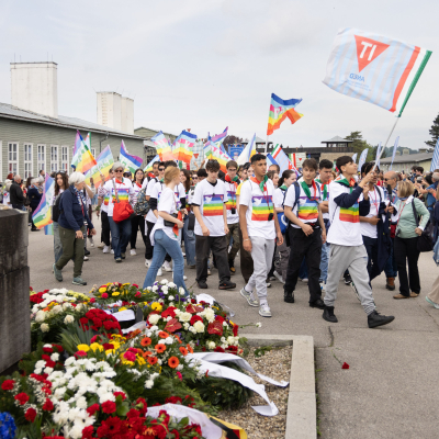 Liberation and Commemoration Ceremony 2024 Wreath-laying © MKÖ/Sebastian Philipp