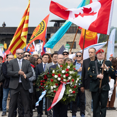 Liberation and Commemoration Ceremony 2024 Wreath-laying © MKÖ/Sebastian Philipp