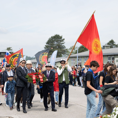 Liberation and Commemoration Ceremony 2024 Wreath-laying © MKÖ/Sebastian Philipp