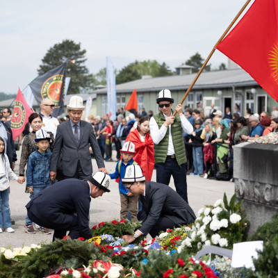Liberation and Commemoration Ceremony 2024 Wreath-laying © MKÖ/Sebastian Philipp