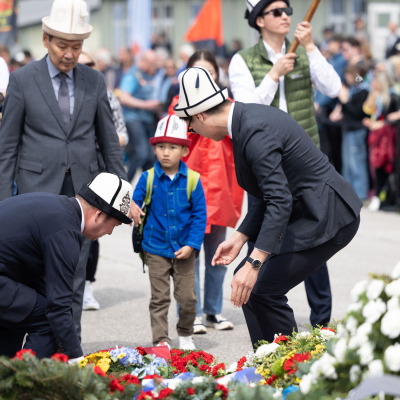 Liberation and Commemoration Ceremony 2024 Wreath-laying © MKÖ/Sebastian Philipp
