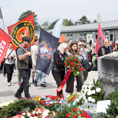 Liberation and Commemoration Ceremony 2024 Wreath-laying © MKÖ/Sebastian Philipp