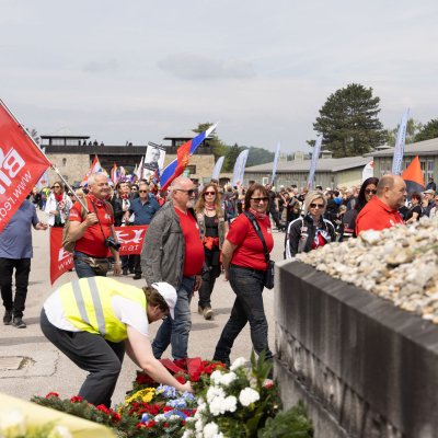 Liberation and Commemoration Ceremony 2024 Wreath-laying © MKÖ/Sebastian Philipp