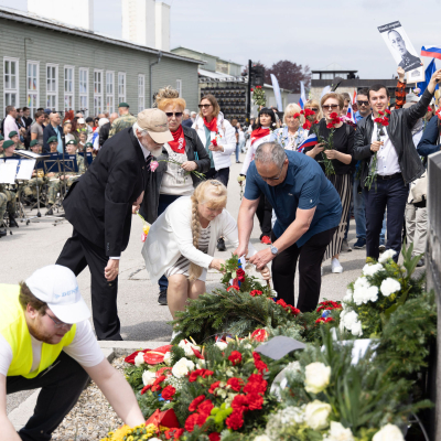 Liberation and Commemoration Ceremony 2024 Wreath-laying © MKÖ/Sebastian Philipp