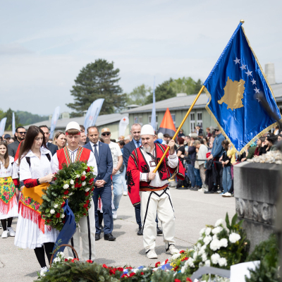 Liberation and Commemoration Ceremony 2024 Wreath-laying © MKÖ/Sebastian Philipp