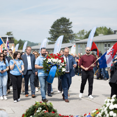 Liberation and Commemoration Ceremony 2024 Wreath-laying © MKÖ/Sebastian Philipp