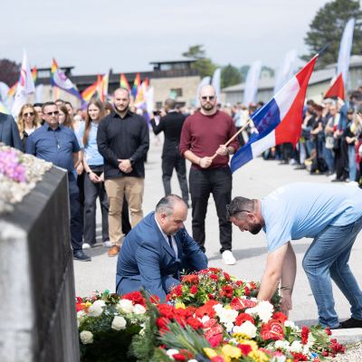 Liberation and Commemoration Ceremony 2024 Wreath-laying © MKÖ/Sebastian Philipp