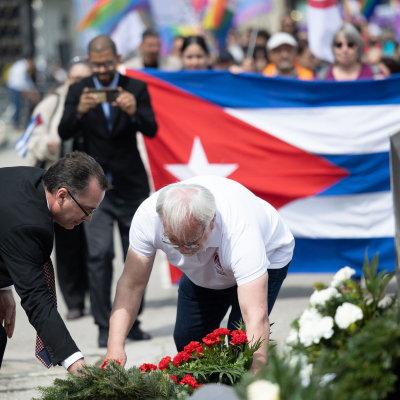 Liberation and Commemoration Ceremony 2024 Wreath-laying © MKÖ/Sebastian Philipp