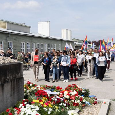 Liberation and Commemoration Ceremony 2024 Wreath-laying © MKÖ/Sebastian Philipp