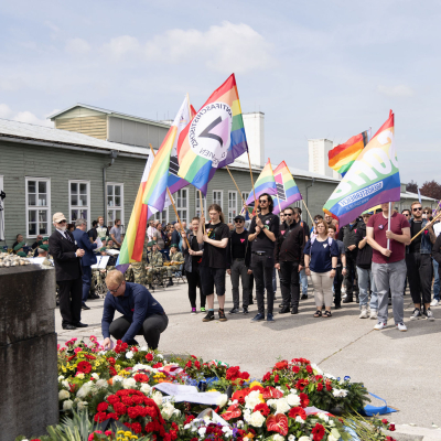 Liberation and Commemoration Ceremony 2024 Wreath-laying © MKÖ/Sebastian Philipp