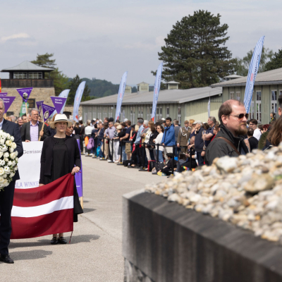 Liberation and Commemoration Ceremony 2024 Wreath-laying © MKÖ/Sebastian Philipp