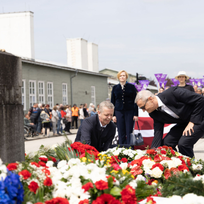 Liberation and Commemoration Ceremony 2024 Wreath-laying © MKÖ/Sebastian Philipp