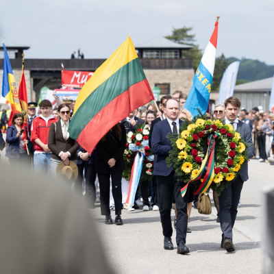 Liberation and Commemoration Ceremony 2024 Wreath-laying © MKÖ/Sebastian Philipp