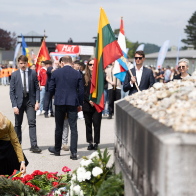 Liberation and Commemoration Ceremony 2024 Wreath-laying © MKÖ/Sebastian Philipp