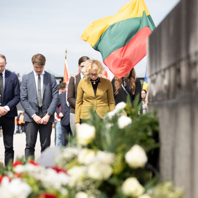 Liberation and Commemoration Ceremony 2024 Wreath-laying © MKÖ/Sebastian Philipp