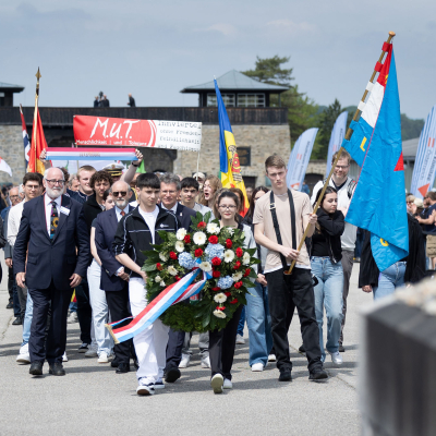 Liberation and Commemoration Ceremony 2024 Wreath-laying © MKÖ/Sebastian Philipp