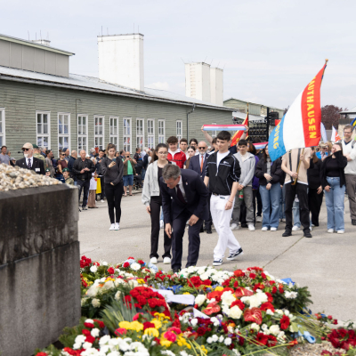 Liberation and Commemoration Ceremony 2024 Wreath-laying © MKÖ/Sebastian Philipp