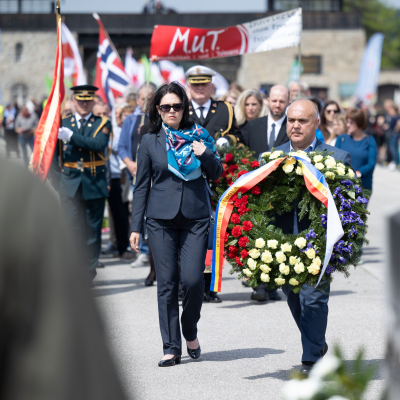 Liberation and Commemoration Ceremony 2024 Wreath-laying © MKÖ/Sebastian Philipp