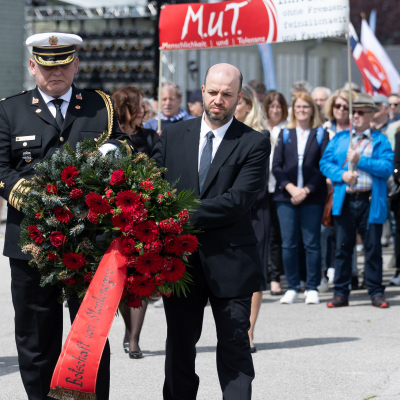 Liberation and Commemoration Ceremony 2024 Wreath-laying © MKÖ/Sebastian Philipp