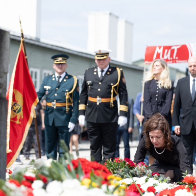 Liberation and Commemoration Ceremony 2024 Wreath-laying © MKÖ/Sebastian Philipp