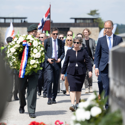 Liberation and Commemoration Ceremony 2024 Wreath-laying © MKÖ/Sebastian Philipp