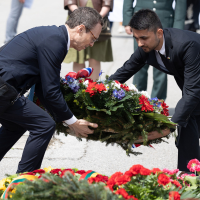 Liberation and Commemoration Ceremony 2024 Wreath-laying © MKÖ/Sebastian Philipp