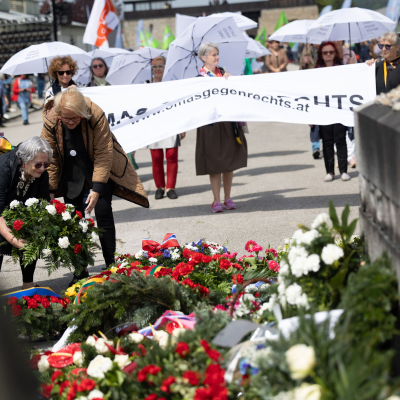 Liberation and Commemoration Ceremony 2024 Wreath-laying © MKÖ/Sebastian Philipp
