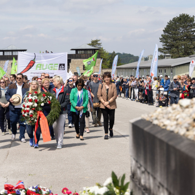 Liberation and Commemoration Ceremony 2024 Wreath-laying © MKÖ/Sebastian Philipp