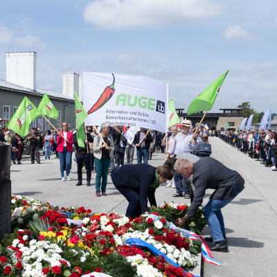Liberation and Commemoration Ceremony 2024 Wreath-laying © MKÖ/Sebastian Philipp