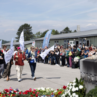 Liberation and Commemoration Ceremony 2024 Wreath-laying © MKÖ/Sebastian Philipp