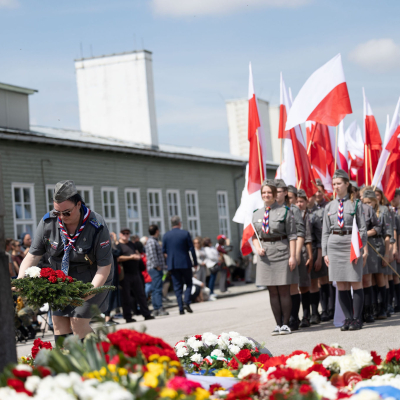 Liberation and Commemoration Ceremony 2024 Wreath-laying © MKÖ/Sebastian Philipp
