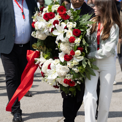 Liberation and Commemoration Ceremony 2024 Wreath-laying © MKÖ/Sebastian Philipp