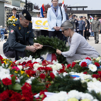 Liberation and Commemoration Ceremony 2024 Wreath-laying © MKÖ/Sebastian Philipp