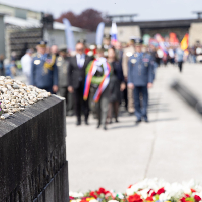 Liberation and Commemoration Ceremony 2024 Wreath-laying © MKÖ/Sebastian Philipp