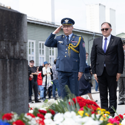 Liberation and Commemoration Ceremony 2024 Wreath-laying © MKÖ/Sebastian Philipp