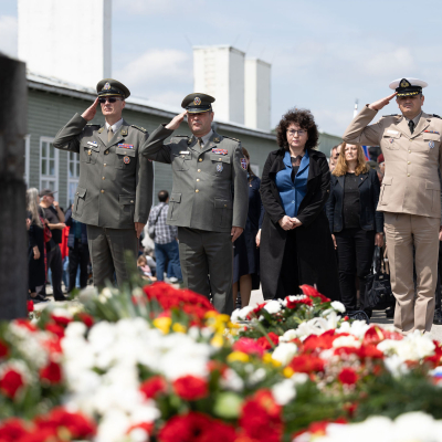 Liberation and Commemoration Ceremony 2024 Wreath-laying © MKÖ/Sebastian Philipp