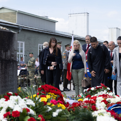 Liberation and Commemoration Ceremony 2024 Wreath-laying © MKÖ/Sebastian Philipp