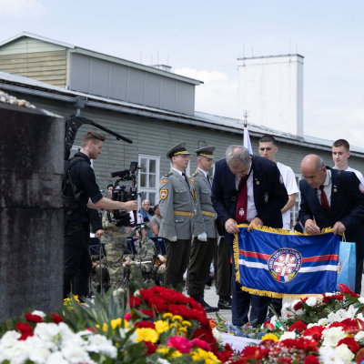 Liberation and Commemoration Ceremony 2024 Wreath-laying © MKÖ/Sebastian Philipp