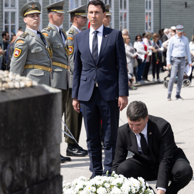 Liberation and Commemoration Ceremony 2024 Wreath-laying © MKÖ/Sebastian Philipp
