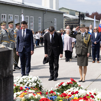 Liberation and Commemoration Ceremony 2024 Wreath-laying © MKÖ/Sebastian Philipp
