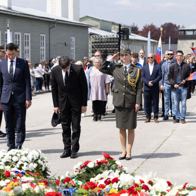 Liberation and Commemoration Ceremony 2024 Wreath-laying © MKÖ/Sebastian Philipp
