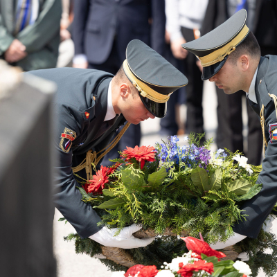 Liberation and Commemoration Ceremony 2024 Wreath-laying © MKÖ/Sebastian Philipp
