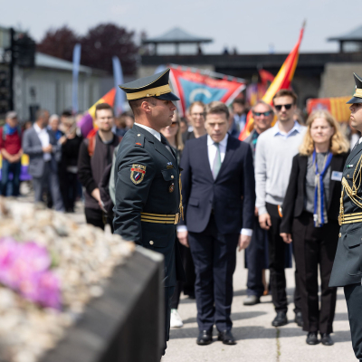 Liberation and Commemoration Ceremony 2024 Wreath-laying © MKÖ/Sebastian Philipp
