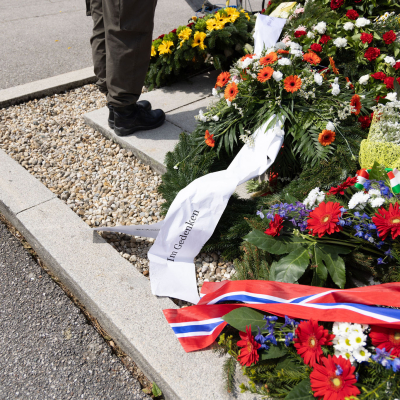 Liberation and Commemoration Ceremony 2024 Wreath-laying © MKÖ/Sebastian Philipp