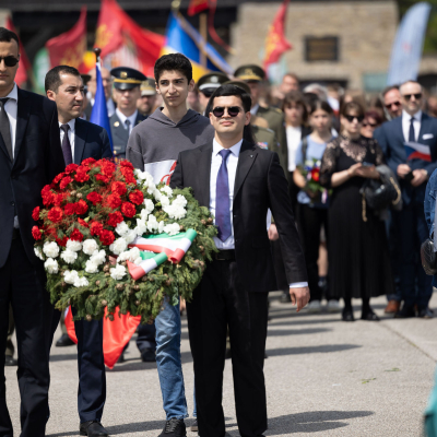 Liberation and Commemoration Ceremony 2024 Wreath-laying © MKÖ/Sebastian Philipp