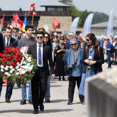 Liberation and Commemoration Ceremony 2024 Wreath-laying © MKÖ/Sebastian Philipp