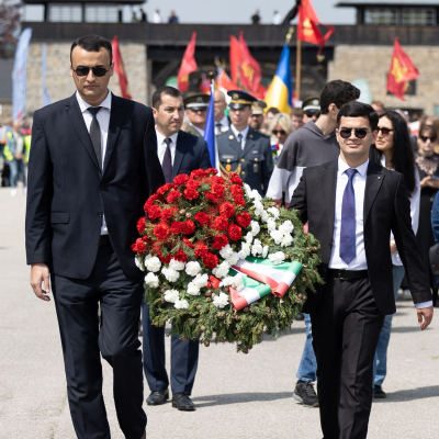 Liberation and Commemoration Ceremony 2024 Wreath-laying © MKÖ/Sebastian Philipp