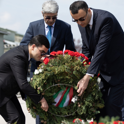 Liberation and Commemoration Ceremony 2024 Wreath-laying © MKÖ/Sebastian Philipp