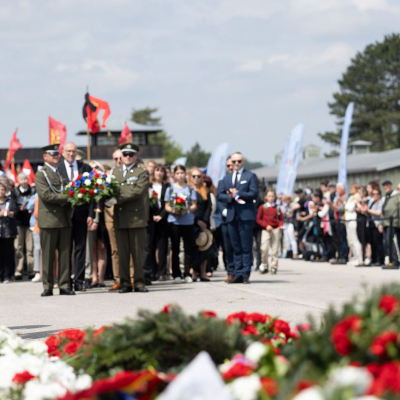 Liberation and Commemoration Ceremony 2024 Wreath-laying © MKÖ/Sebastian Philipp