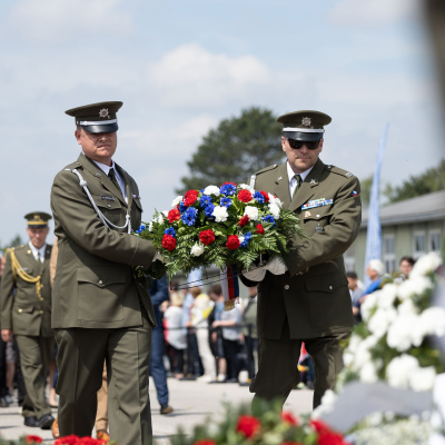 Liberation and Commemoration Ceremony 2024 Wreath-laying © MKÖ/Sebastian Philipp